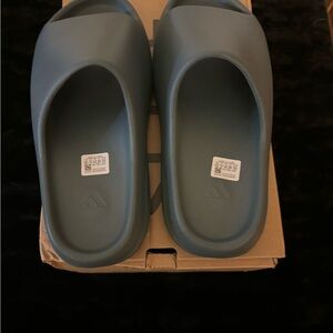 Slate marine Yeezy slides